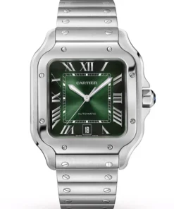 Cartier Santos 40mm Large Model WSSA0062 Green Dial