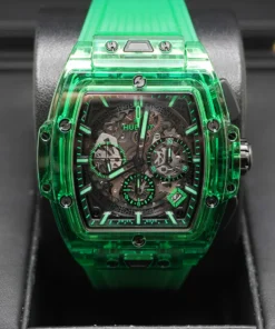 Alternative view of Hublot Spirit of Big Bang Green Saxem 42mm 642.JG.0190.RT