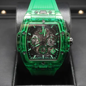 Alternative view of Hublot Spirit of Big Bang Green Saxem 42mm 642.JG.0190.RT