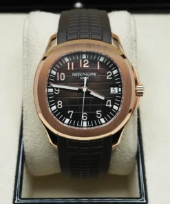 Alternative view of Patek Philippe Aquanaut 40mm 5167R Brown Dial