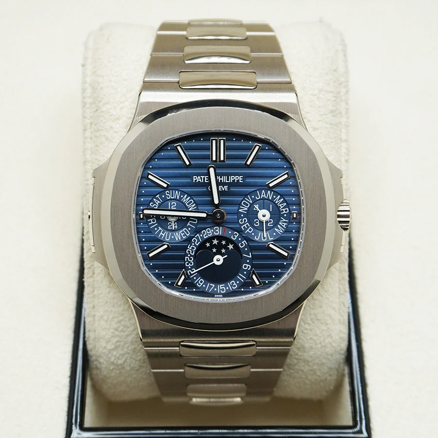 Patek Philippe Extra-Thin Nautilus Grand Complications Perpetual Calendar 40mm 5740/1G Blue Dial - Image 2
