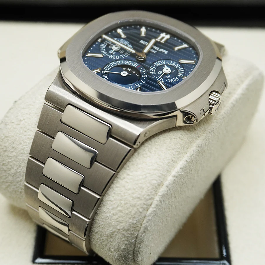 Patek Philippe Extra-Thin Nautilus Grand Complications Perpetual Calendar 40mm 5740/1G Blue Dial - Image 4