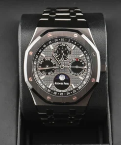 Alternative view of Audemars Piguet Royal Oak Perpetual Calendar 41mm 26579CE Slate Grey Dial