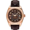 Rolex Sky-Dweller 42mm 326135 Chocolate Dial 18K Everose Gold Luxury Watch